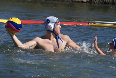 Celebration of water polo